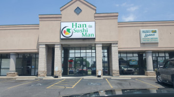 Han The Sushi Man outside