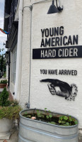 Young American Hard Cider Tasting Room outside