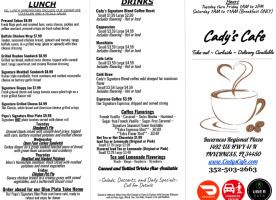 Cady's Cafe food
