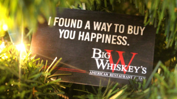 Big Whiskey's American Restaurant Bar food