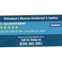 Chihuahua's Mexican Cantina food