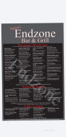 End Zone And Grill menu