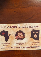 A.t. Oasis Coffee Tea Shop inside