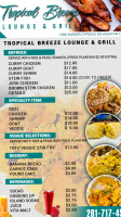 Tropical Breeze Lounge Grill food