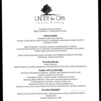 Under The Oak Catering outside
