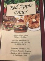 Red Apple Diner menu