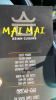 Mai Mai Asian Cuisine menu