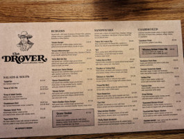 The Drover menu
