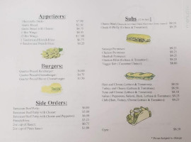 Salamis menu