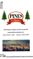 Pines Of Florence food