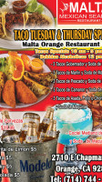 Malta Mexican Seafood Cantina food