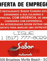 Sabor Caseiro food