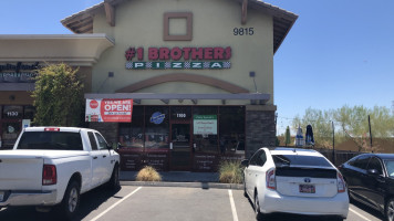 #1 Brothers Pizza outside