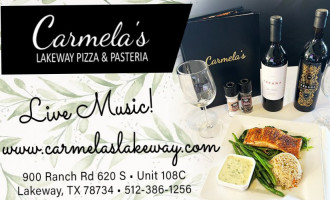 Carmela's Lakeway Pizza Pasteria food