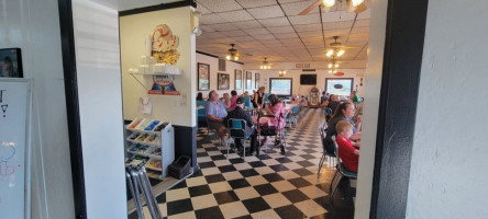 The Pink Cadillac Diner inside