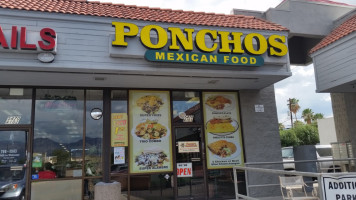 Ponchos Mexican Food outside