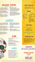 Luna's Cactus Cafe menu