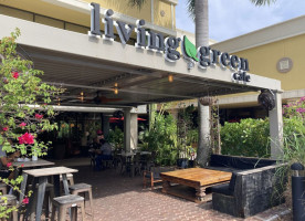 Living Green Cafe food