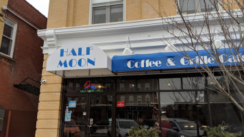 Half Moon Coffee Grille Cafe outside