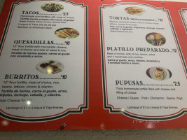 Tacos El Primo menu
