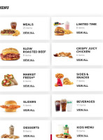 Arby's menu