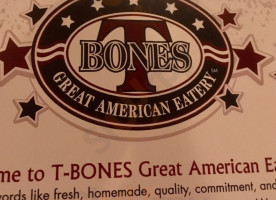 T-bones Great American Eatery outside