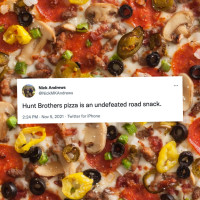 Hunt Brothers Pizza food