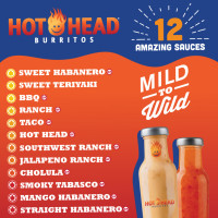 Hot Head Burritos food