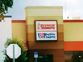 Dunkin' outside