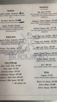 Blackjack's menu