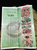 Yummy Chinese menu