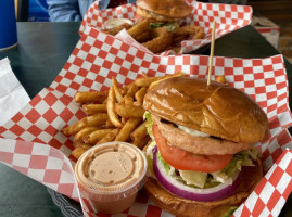 Red Wagon Burgers food