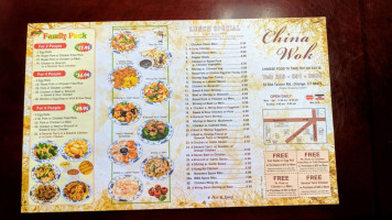 China Wok menu