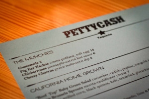 Petty Cash Taqueria menu