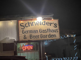 Schneider's German Gasthaus Beergarden outside