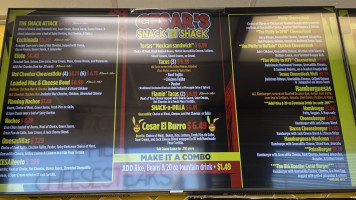 Cesar's Snack Shack inside