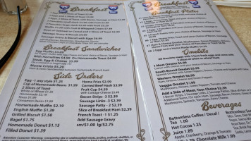 95 Diner menu