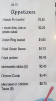 Gabbys Eats And Treats menu