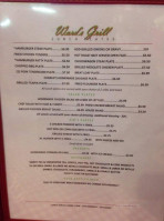 Ward's Grill menu