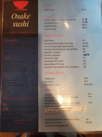 Osake menu