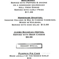 DiMarco's Bistro & Cantina menu