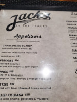 Jack's Tavern menu