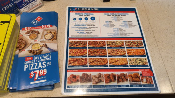 Domino's Pizza menu