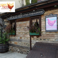 Speckled Hen Cottage Pub In Read outside