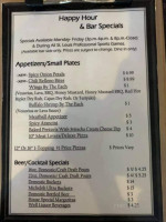 Pasta House menu