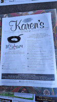Karen's Diner menu