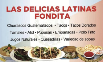 Las Delicias Latinas food