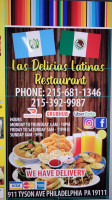 Las Delicias Latinas food