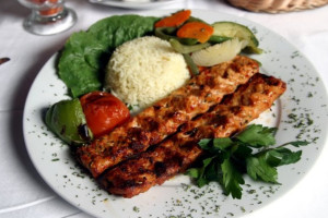 Shish Kebab Mediterranean Grill food