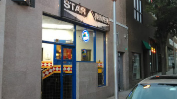 Star Diner In White Pla outside